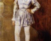 皮埃尔 奥古斯特 雷诺阿 : Madame Heriot En Travesti